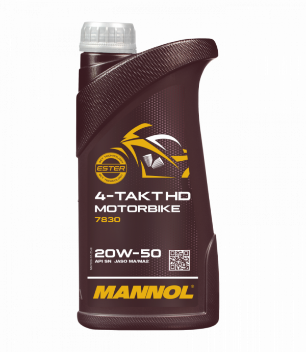 MANNOL 4-Takt Motorbike HD 20W-50 7830 1LITRE
