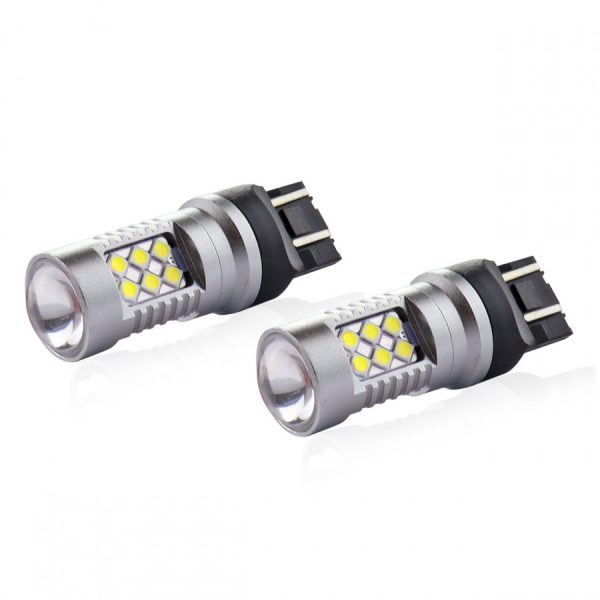 T20 W21/5W  LED CANBUS 24SMD Λευκό 12V/24V - 2ΤΕΜ.