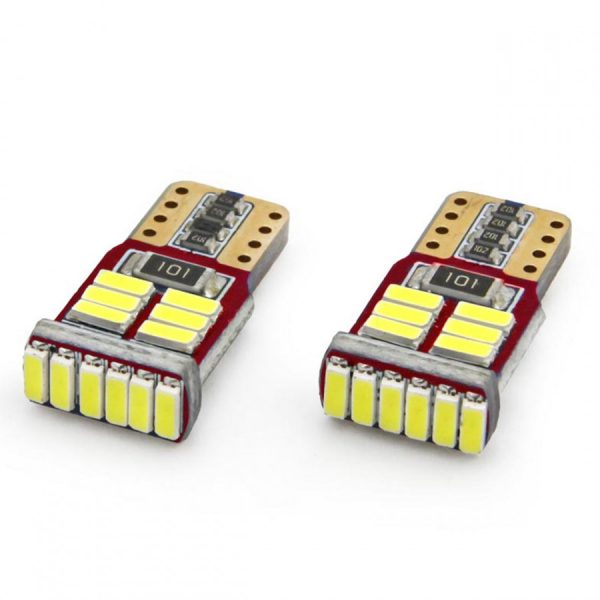 T10 W5W LED WHITE CANBUS-12V