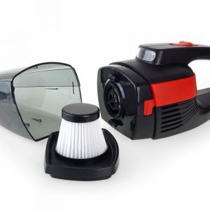 Ασύρματη ηλεκτρική σκούπα αυτοκινήτου 12V 60W με 4 ακροφύσια - AMIO - Image 2