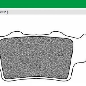 Τακάκια Φρένων Πίσω Newfren FD0206BT1 F208/213 – Για Yamaha XT660 / BMW F650 / KTM / Aprilia – 2 Τεμάχια - Image 1