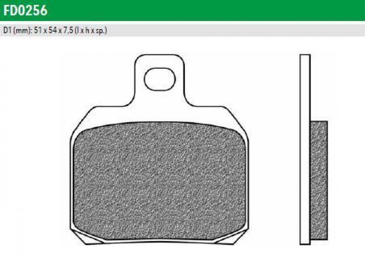 Τακάκια Φρένων NEWFREN F266 FD0256BE1 – Εμπρός/Πίσω για Beverly 400/500 & X-City 125 (2 Τεμάχια)