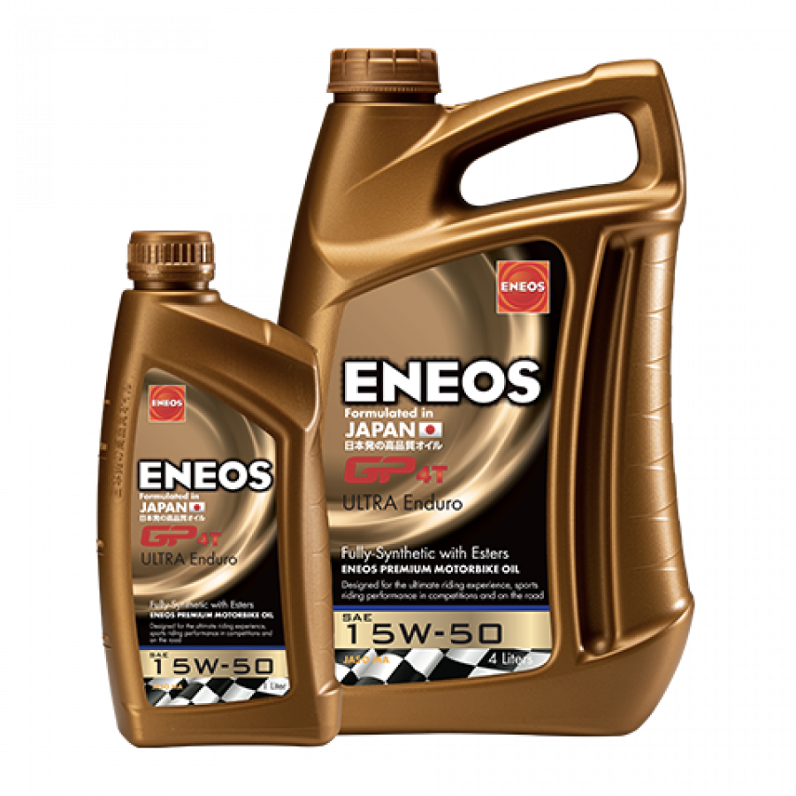Λάδι Μηχανής ENEOS GP4T ULTRA ENDURO 15W-50 Πλήρως Συνθετικό – 1 Λίτρο