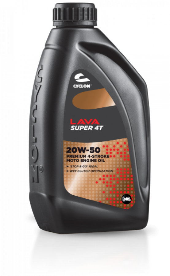 Λάδι Μηχανής CYCLON LAVA SUPER 4T 20W-50 Πλήρως Συνθετικό – 1 Τεμάχιο