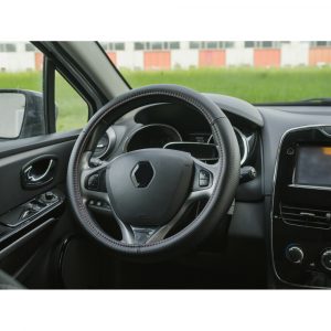 Κάλυμμα Τιμονιού Racing Premium Red (S) 35-37cm Συνθετικό Δέρμα Skeentex Μαύρο/Κόκκινο/Carbon Look – Lampa – 1 Τεμ. - Image 3