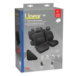 Σετ καλύμματα καθισμάτων Linear υψηλής ποιότητας /μαυρα - 1τεμάχιο - Image 3