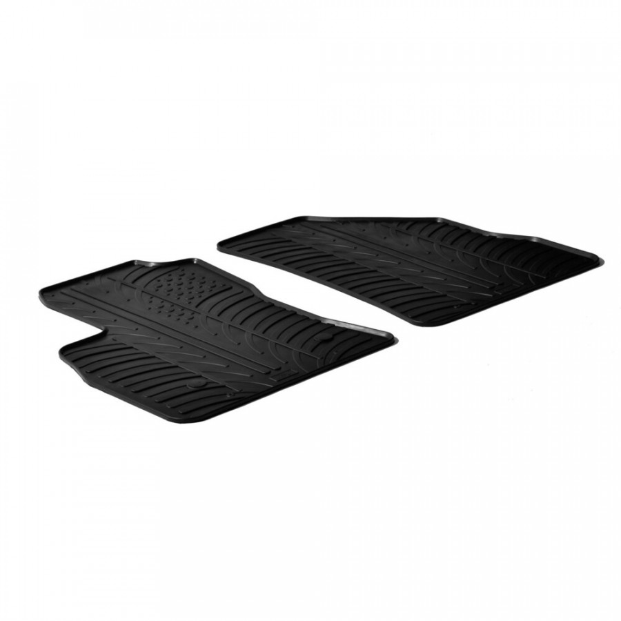 Λαστιχένια πατάκια Fiat Doblò Cargo (01/10>07/22) / Opel Combo Cargo (04/12>08/18) - 2 τεμάχια