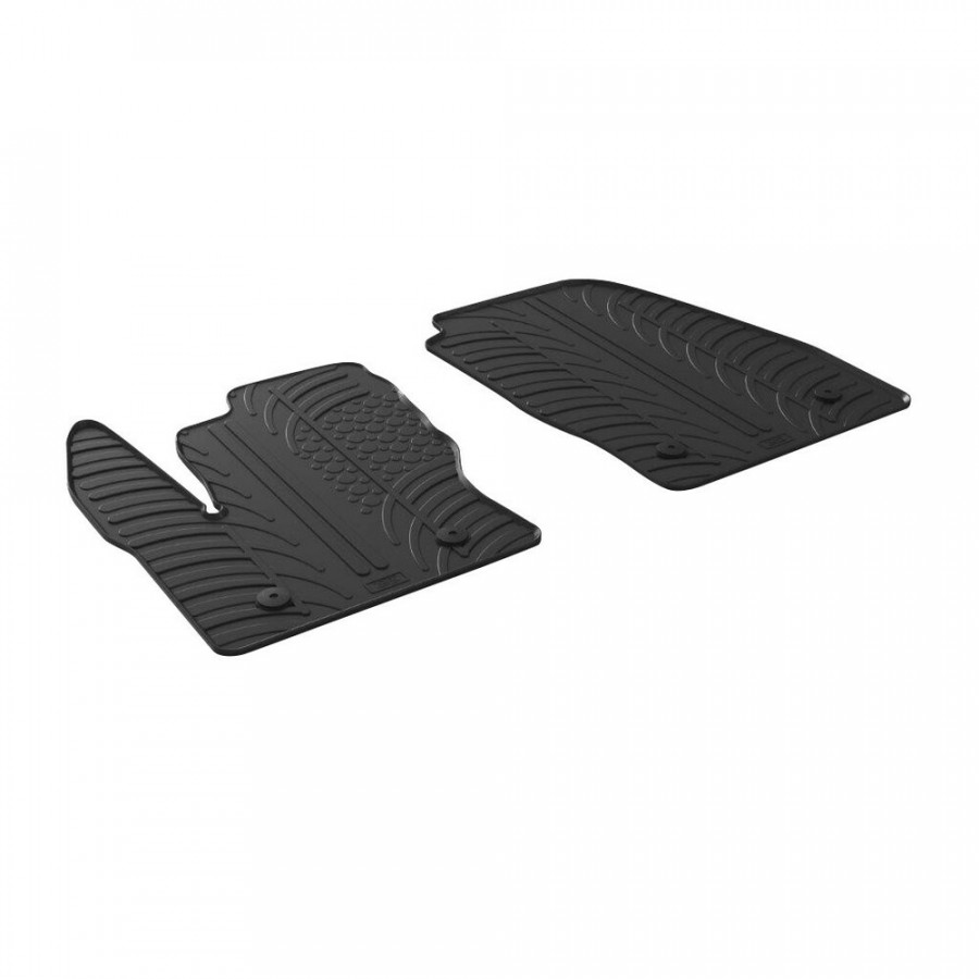 Λαστιχένια πατάκια Ford Transit Connect (17/04>24/09) / Ford Transit Connect (24/09>) - 2 τεμάχια
