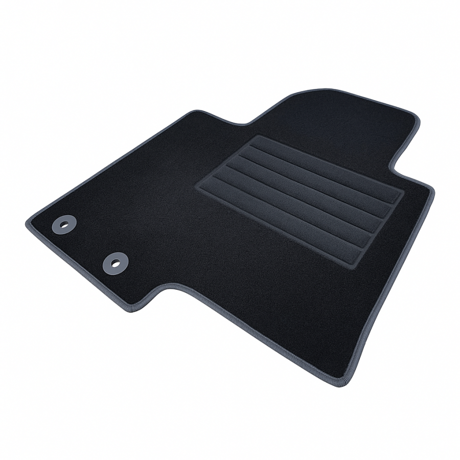 Πατάκια Μοκέτα CIK Μαρκέ για Toyota Aygo 3D / 5D (2005–2014) – Μαύρο με Κουμπώματα – 4 Τεμάχια