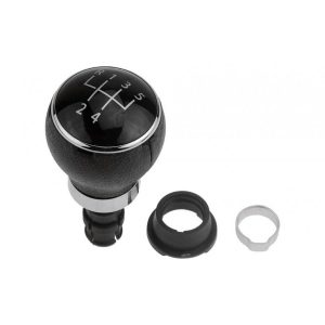 Πόμολο Ταχυτήτων Δερμάτινο Μαρκέ με Ένδειξη 5 Ταχυτήτων για VW Golf 5/6, Golf Plus, Jetta – NTY – 1 Τεμ. - Image 1