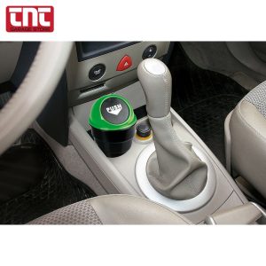 Κάδος Απορριμμάτων Αυτοκινήτου με Καπάκι PUSH-BIN Lampa 100x180mm – Τοποθέτηση σε Ποτηροθήκη – 1 Τεμάχιο - Image 3