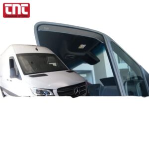 Ανεμοθραύστες MERCEDES Sprinter W907 2D 2018+ Κοντοί Φιμέ HEKO – 2 τεμάχια wind_deflectors_van_mercedes_sprinter_with_logo_700x7