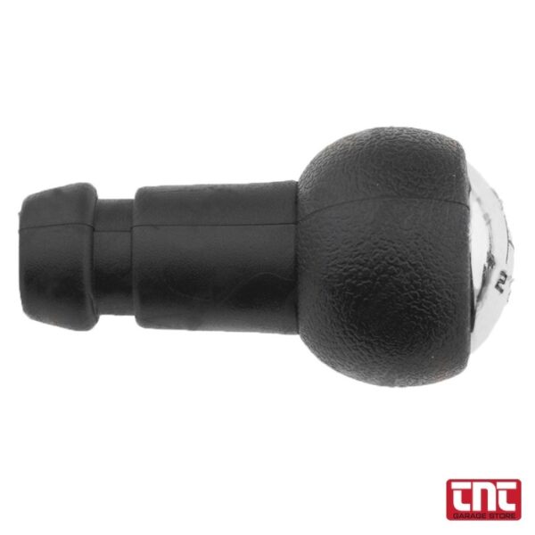 Πόμολο Ταχυτήτων Μαρκέ CITROEN C3/C4 & PEUGEOT 206/207/306/307/406 5τάχυτο Μαύρο–Χρώμιο NTY car_gear_shift_knob_black_silve