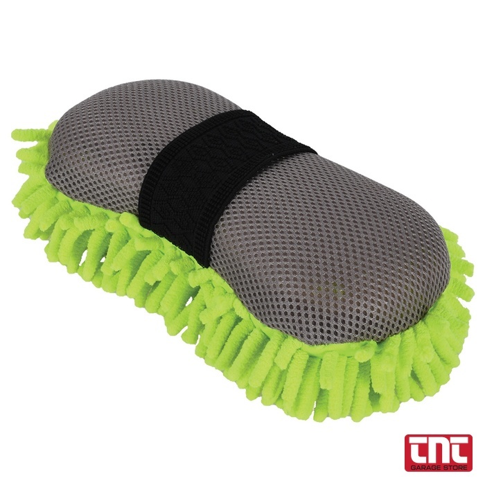 Oxford Microfibre Noodle Sponge Fluo (OX252) – Διπλής Δράσης Σφουγγάρι Μικροϊνών με Ιμάντα Oxford Microfibre Noodle Sponge Fluo