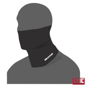 Κάλυμμα Λαιμού OXFORD Neck Tube Fleece Μαύρο CA120 oxford_neck_warmer_black_ca120_with_logo_700x700.jpg