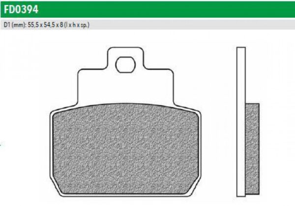 Τακάκια Φρένων FD0394BE1 — Newfren F425 Οπίσθια για Beverly 400/500 product-10618-1765045484 product-10618-1765045484