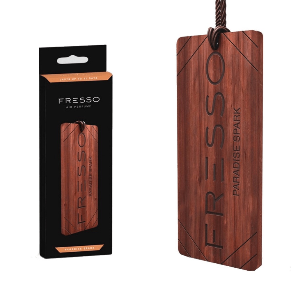 Fresso Ξύλινο Κρεμαστό Αρωματικό Αυτοκινήτου Paradise Spark — 1 Τεμάχιο (159129/FRE) 159129fre_1000x1000.jpg