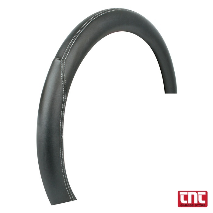 Club Skeentex – Κάλυμμα Τιμονιού Μαύρο S (Ø 42/44 cm) lampa_club_premium_steering_wheel_cover_98845_s_side_view_with_logo_700x70