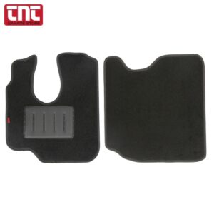 Πατάκια Μοκέτα TRUCK SUPER-FIT MERCEDES Atego 1/2/3 Μαύρα LAMPA – 2 τεμάχια carpet_floor_mats_front_2pcs_black_with_logo_700x700