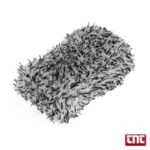 Γούνινο Σφουγγάρι Πλυσίματος Lampa Microfiber — 18x12x5 cm microfiber_car_wash_sponge_shaggy_gray_black_with_logo_700x700.jpg