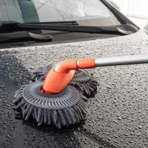 Βούρτσα Πλυσίματος Amio με Τηλεσκοπικό Κοντάρι 49-112.5cm και Περιστρεφόμενη Κεφαλή Μικροϊνών 04332_am_2.jpg