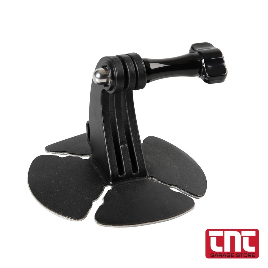 Βάση Στήριξης Action Camera Sticker για Κράνος ή Ζελατίνα Μηχανής με Αυτοκόλλητο 3M action_camera_flat_adhesive_mount_with_logo.