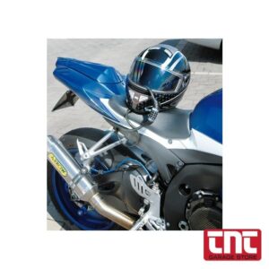 Αντικλεπτική Κουλούρα Κράνους No Ride-Combi με Συνδυασμό 4 Ψηφίων (100cm) motorcycle_helmet_cable_lock_installed_with_logo_700x7