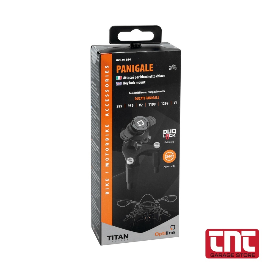 Βάση Στήριξης Κινητού Panigale Titan Optiline (Lampa) – Τοποθέτηση στις βίδες μίζας για Ducati Panigale 899 / 959 / V2 / 1199 /