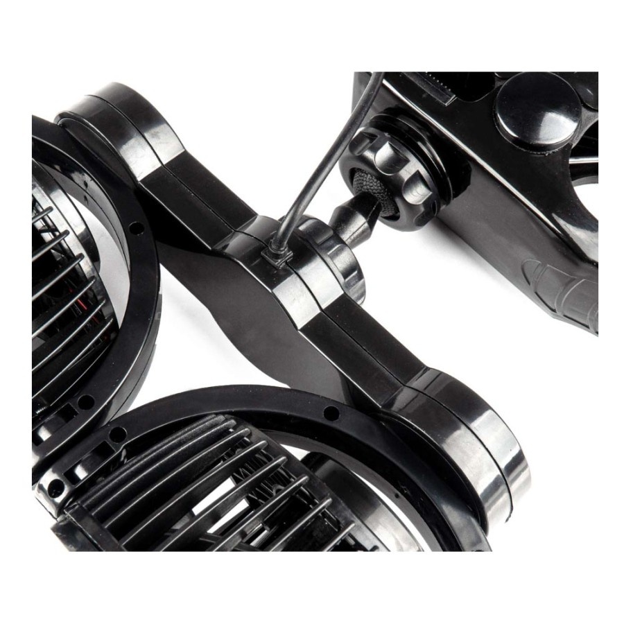 Amio – ΑΝΕΜΙΣΤΗΡΑΣ ΔΙΠΛΟΣ 24V 2χ4”(10,8cm) ΜΕ ΦΙΣ ΑΝΑΠΤΗΡΑ/2 ΤΑΧΥΤΗΤΩΝ/ ΜΕ ΜΑΝΤΑΛΑΚΙ PRO SERIES – 1 ΤΕΜ. 03013