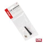 Κεραία Οροφής AMIO ANTM13 Μαύρη 6.5cm με 2 Αντάπτορες 5-6mm – 1 Τεμάχιο car_antenna_rubber_short_black_blister_pack_with_logo_70