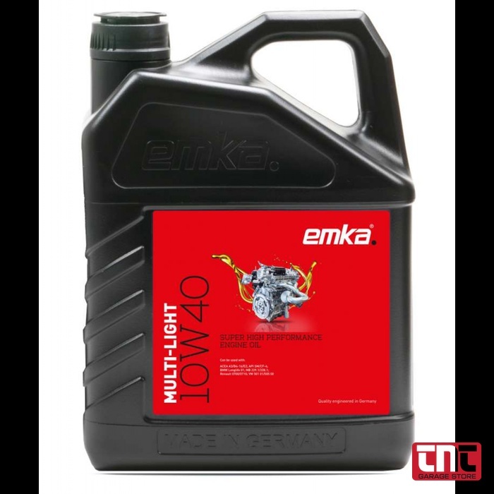 EMKA MULTI-LIGHT 10W-40 Συνθετικό Λάδι Κινητήρα HC Υψηλής Απόδοσης – 5 Λίτρα emka_engine_oil_multi_light_10w40_5l_with_logo_700x