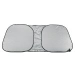 Εσωτερική Ηλιοπροστασία Collapsible Διπλής Όψεως 68x145cm – Ασημί – Νάιλον – 1 Τεμάχιο esoteriki-hlioprostasia-collapsible-dipli