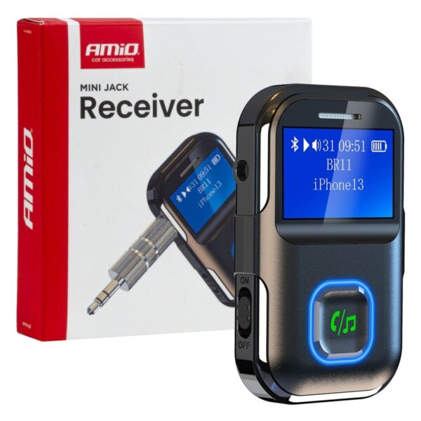 Amio - Bluetooth Δέκτης (Receiver) BTR-03 για Ασύρματη Μετάδοση Ήχου με υποδοχή Mini Jack 3.5mm και Οθόνη LCD 04659_900x900.jpg 04659_900x900.jpg