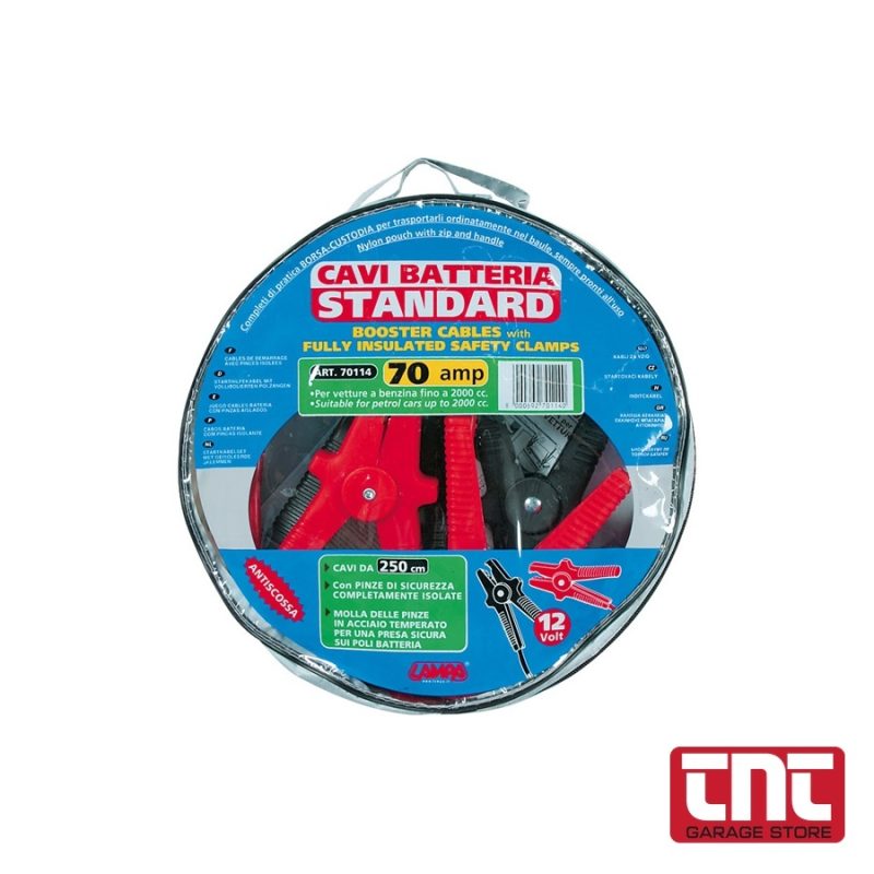 Καλώδια Εκκίνησης (Ρευματοδότες) 200A – 12V/24V – Μήκος 2.5 Μέτρα lampa_standard_booster_cables_70amp_packaging_with_logo.jpg