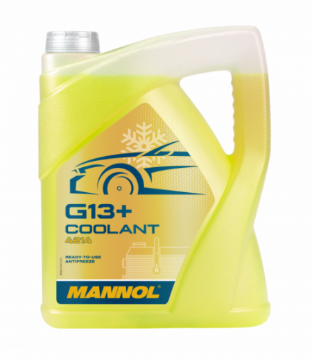 Ψυκτικό Υγρό MANNOL G13+ 4214 – HOAT Αντιψυκτικό Κίτρινο Έτοιμο προς Χρήση – 5 Λίτρα Ψυκτικό Υγρό MANNOL G13+ 4214 – HOAT Αντιψυ